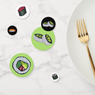 Confeti California Maki Roll Sushi Cocina japonesa