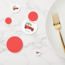 Camión Rojo de Navidad Coche Fiesta