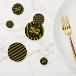 Confeti Camiones de Construcción |  Mesa de Cumpleaños de 