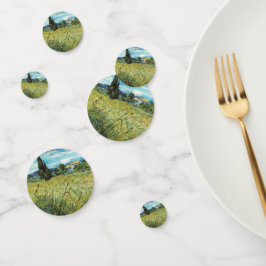 Confeti Campo de Trigo Verde Vincent van Gogh