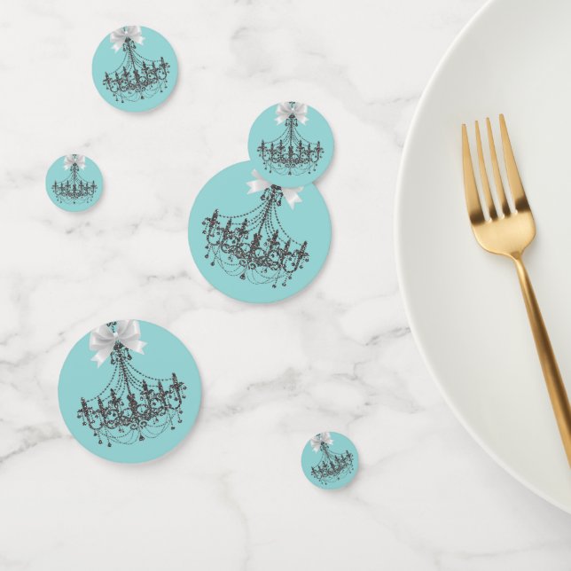 Confeti Candil de lentejuelas plateadas y lazo blanco para (Grupo)