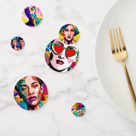 Confeti Caras LGBTQI