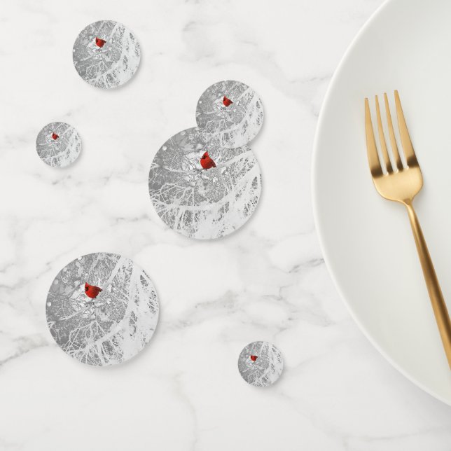 Confeti Cardenal en invierno (Grupo)