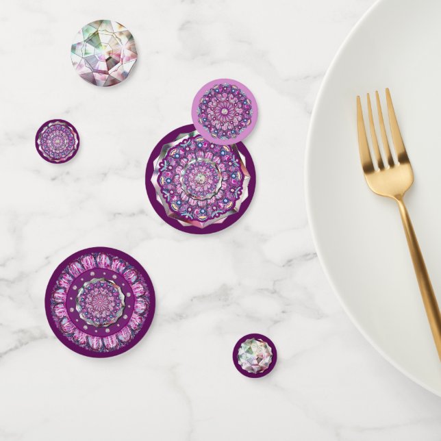 Confeti Cardinal Red Rosace (Grupo)