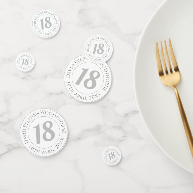 Confeti Celebración conmemorativa de cumpleaños personaliz (Grupo)