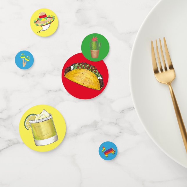 Confeti Celebración del Cinco de Mayo Fiesta Taco Piñata C (Grupo)