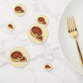 Confeti Chicago Illinois Deep Dish Pepperoni Pizza Foodie