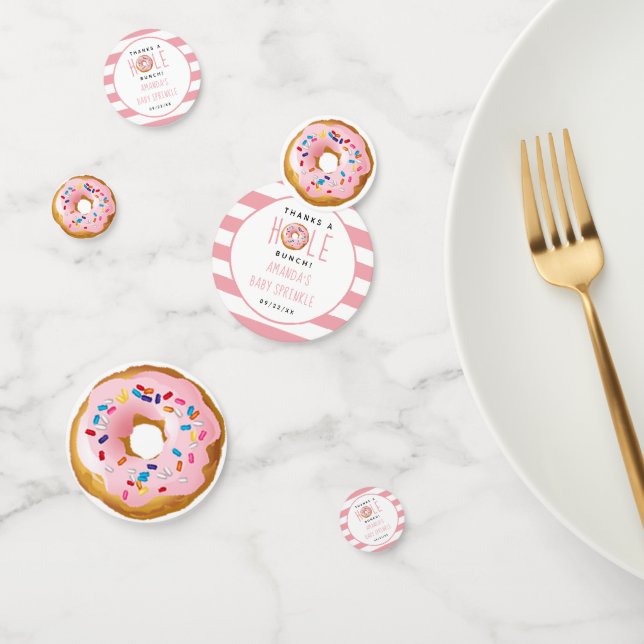 Confeti Chicas de Donut modernos Baby Shower Sprinkle (Grupo)