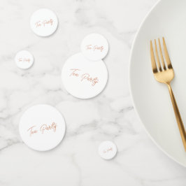 Confeti Chicas de té fiesta lindo cumpleaños