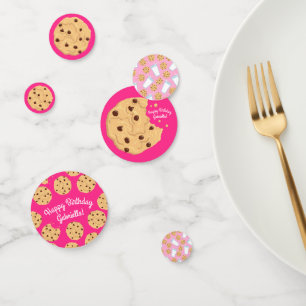 Confeti Chocolate Chip Cookie Niños Primer Fiesta de cumpl