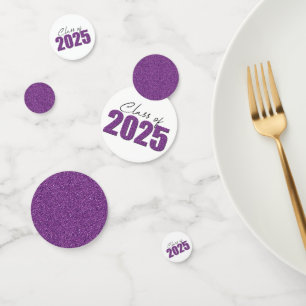 Confeti Clase Purpurina púrpura de 2025