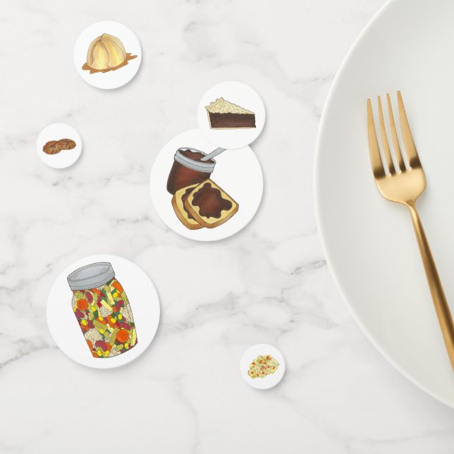 Confeti Clásico Pensilvania PA Platos holandeses de comida (Grupo)