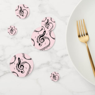 Confeti Climactic G Clef Music Pink