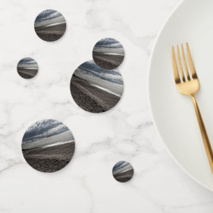 Confeti Cloudy beach at the North Sea