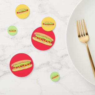 Confeti Cocina de comida Maine Red Snapper Hotdog Portland