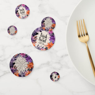 Confeti Colección de guirnaldas florales de Halloween