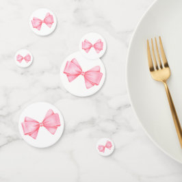 Confeti Color de agua rosado