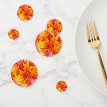 Colorida Caída Otoño Día de Acción de Gracias Conf