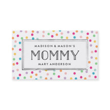 Confeti colorido | Tarjetas mami