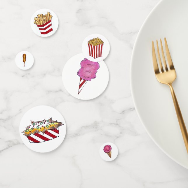 Confeti Comida de carnaval Nacho Algodón Vela Cañón de pal (Grupo)