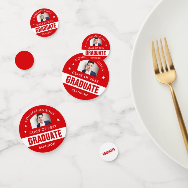 Confeti Confetti, Personalizado de fotografía de graduació (Grupo)