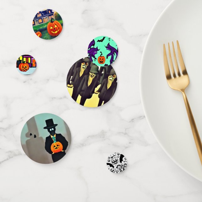 Confeti Confettis Halloween mélangés (Grupo)