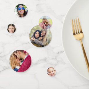 Confeti CONTENIDO DE LA tabla personalizado DE SUS FOTOS