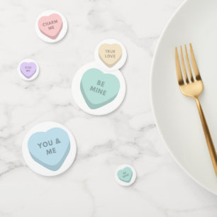 Confeti Conversación breve Valentine Candy Hearts