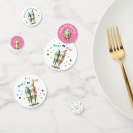 Confeti Crema de hielo género revela Fiesta es Chica