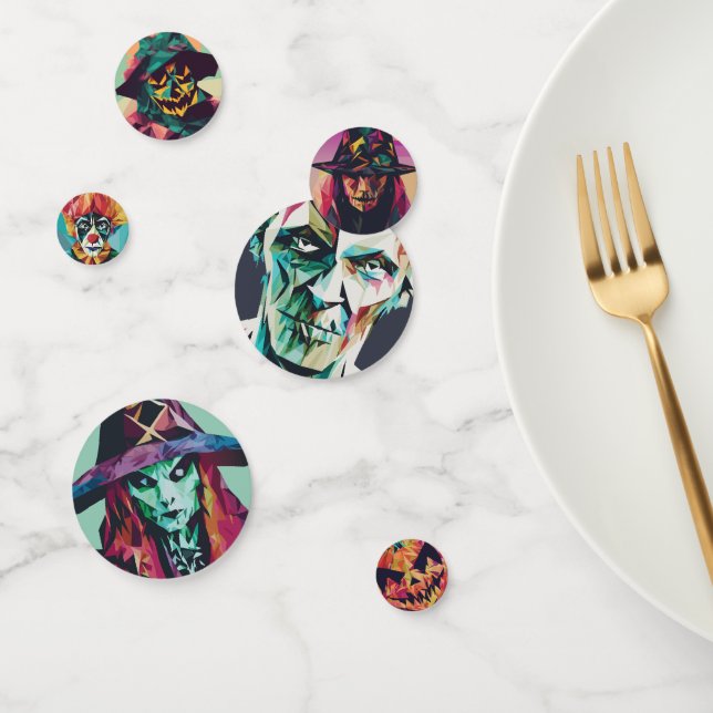 Confeti Criaturas aterradoras de Halloween (Grupo)