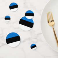 Cuadro confeccionado con el pabellón de Estonia