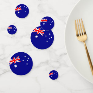 Confeti Cuadro de diálogo con bandera de Australia