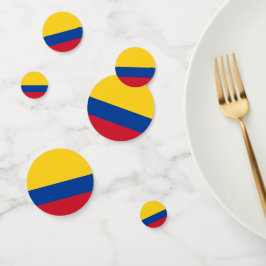 Confeti Cuadro de diálogo con bandera de Colombia