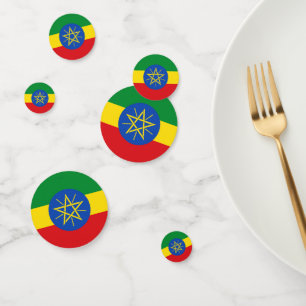 Confeti Cuadro de diálogo con bandera de Etiopía