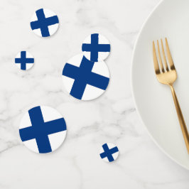 Confeti Cuadro de diálogo con el pabellón de Finlandia