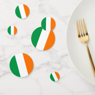 Confeti Cuadro de diálogo con el pabellón de Irlanda