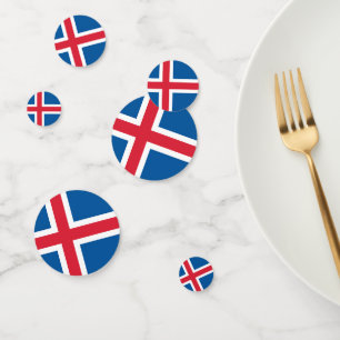 Confeti Cuadro de diálogo con el pabellón de Islandia
