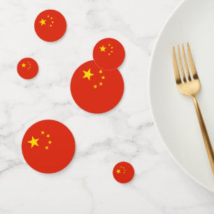 Confeti Cuadro de diálogo con la bandera de China