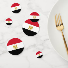 Confeti Cuadro de diálogo con la bandera de Egipto