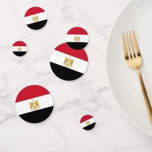 Confeti Cuadro de diálogo con la bandera de Egipto