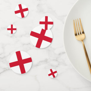Confeti Cuadro de diálogo con la bandera de Inglaterra, Re