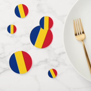 Confeti Cuadro de diálogo con pabellón de Rumania