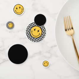 Confeti Cumpleaños de Checker Happy Face