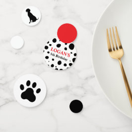 Confeti Cumpleaños de Dalmatian Spots