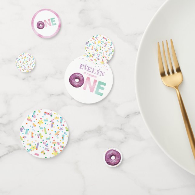 Confeti Cumpleaños de la nogal personalizado (Grupo)