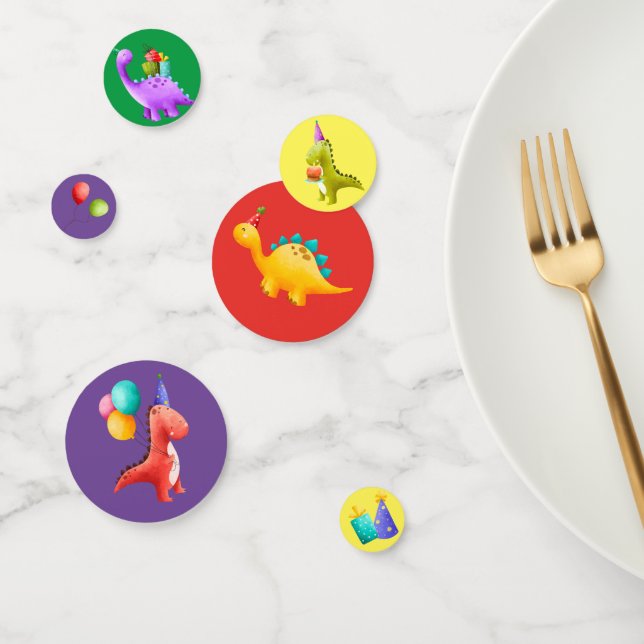 Confeti Cumpleaños de los dinosaurios (Grupo)