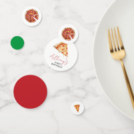 Confeti Cumpleaños de Pizza