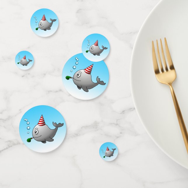 Confeti Cumpleaños del Fiesta de la piscina (Grupo)