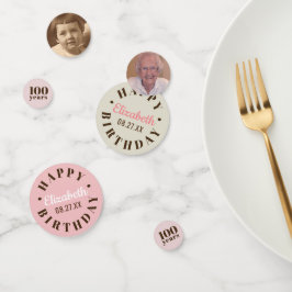 Confeti Cumpleaños del hito | Elija a su Personalizado de