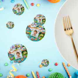 Confeti cumpleaños espeluznante de halloween